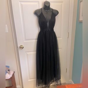 Floerns Women's Plunging Neckline dress